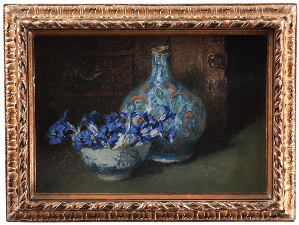 Adeline Blanche Moorhouse Gentian and Majolica