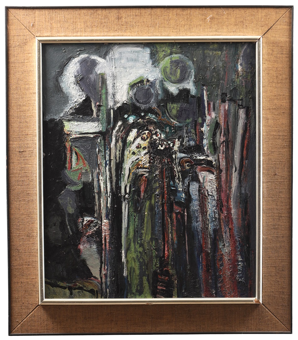 David Barker Lot 875 abstract oil painting