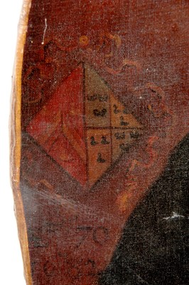 Lot 597 - AN LATE 16TH / EARLY 17TH CENTURY OVAL HALF...