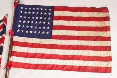 Lot 507 - TWO LATE 19TH CENTURY FLAGS