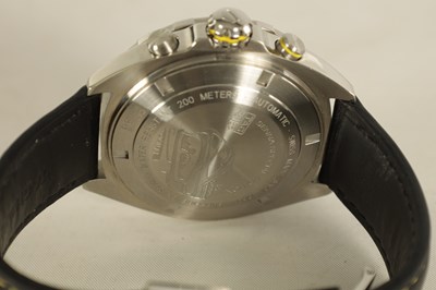 Lot 285 - A GENTLEMAN’S SPECIAL EDITION AYRTON SENNA TAG HEUER CHRONOGRAPH WRIST WATCH