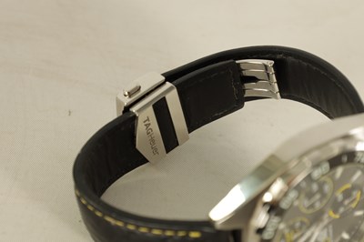 Lot 285 - A GENTLEMAN’S SPECIAL EDITION AYRTON SENNA TAG HEUER CHRONOGRAPH WRIST WATCH