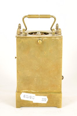 Lot 1062 - A RARE MID 19TH CENTURY FRENCH CAPUCHINE REPEATING CARRIAGE CLOCK