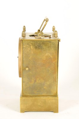 Lot 1062 - A RARE MID 19TH CENTURY FRENCH CAPUCHINE REPEATING CARRIAGE CLOCK