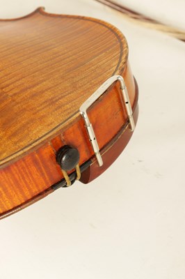 Lot 442 - AN ANTIQUE VIOLIN BRANDED INSIDE ‘H. DERAZEY’