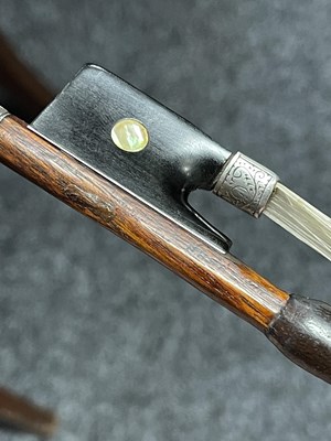 Lot 442 - AN ANTIQUE VIOLIN BRANDED INSIDE ‘H. DERAZEY’