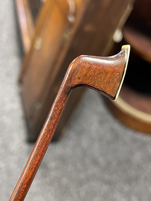 Lot 442 - AN ANTIQUE VIOLIN BRANDED INSIDE ‘H. DERAZEY’
