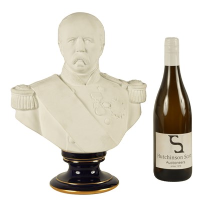 Lot 80 - A LATE 19TH CENTURY SEVRES BUST PORTRAIT