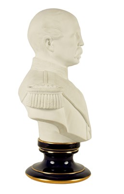 Lot 80 - A LATE 19TH CENTURY SEVRES BUST PORTRAIT