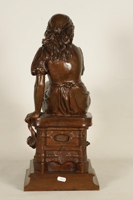 Lot 949 - FERDINAND BARBEDIENNE (1810-1892). A 19TH CENTURY FIGURAL BRONZE SCULPTURE
