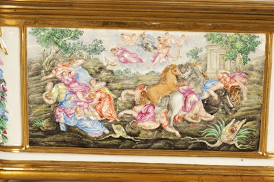 Lot 45 - A LARGE 19TH CENTURY ORMOLU MOUNTED CAPODIMONTE PORCELAIN TABLE CASKET