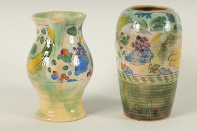 Lot 66 - A ROYAL DOULTON FRANK BRANGWYN RIBBED BULBOUS JUG