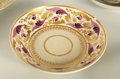 Lot 87 - A GROUPED COLLECTION OF VARIOUS LATE 18TH AND EARLY 19TH CENTURY DERBY CUPS, SAUCERS AND OTHER TABLEWARES