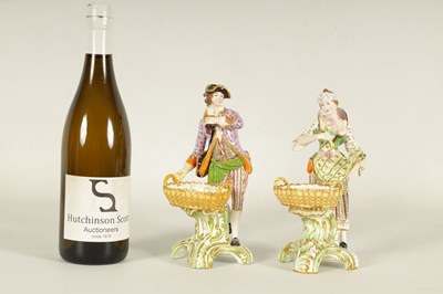 Lot 46 - A PAIR OF EARLY 19TH CENTURY MINTON PORCELAIN FIGURES