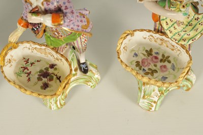 Lot 46 - A PAIR OF EARLY 19TH CENTURY MINTON PORCELAIN FIGURES