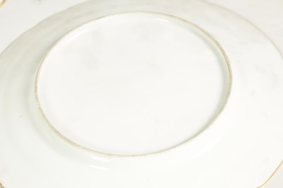 Lot 95 - A SET OF SIX SEVRES STYLE PORCELAIN CABINET PLATES