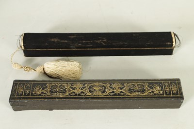 Lot 863 - TWO 19TH CENTURY FRENCH FANS