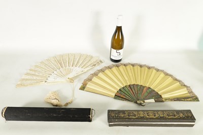 Lot 863 - TWO 19TH CENTURY FRENCH FANS