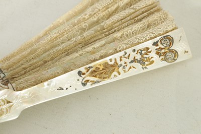 Lot 863 - TWO 19TH CENTURY FRENCH FANS