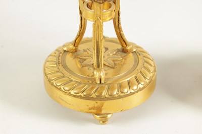 Lot 608 - A PAIR OF LATE 19TH CENTURY FRENCH ORMOLU AND CHAMPLEVE ENAMEL  CASSOLETTES