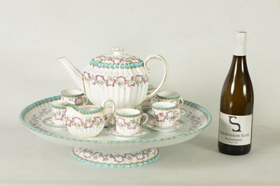 Lot 33 - AN UNUSUAL LATE 19TH CENTURY COPELAND SPODE PORCELAIN CABARET SET