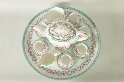 Lot 33 - AN UNUSUAL LATE 19TH CENTURY COPELAND SPODE PORCELAIN CABARET SET