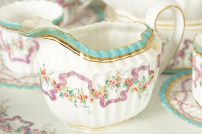 Lot 33 - AN UNUSUAL LATE 19TH CENTURY COPELAND SPODE PORCELAIN CABARET SET