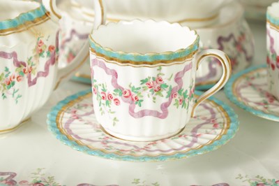 Lot 33 - AN UNUSUAL LATE 19TH CENTURY COPELAND SPODE PORCELAIN CABARET SET