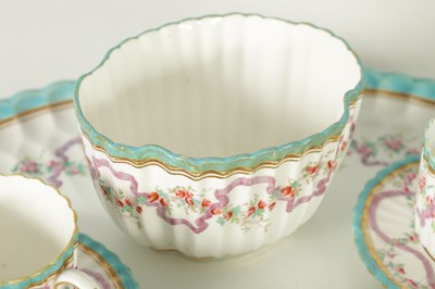 Lot 33 - AN UNUSUAL LATE 19TH CENTURY COPELAND SPODE PORCELAIN CABARET SET