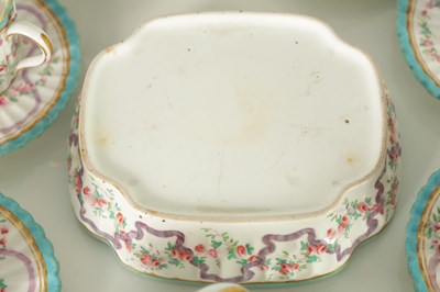 Lot 33 - AN UNUSUAL LATE 19TH CENTURY COPELAND SPODE PORCELAIN CABARET SET