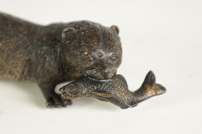 Lot 599 - A LATE 19TH CENTURY BERGMAN STYLE COLD PAINTED BRONZE SCULPTURE