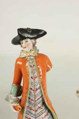 Lot 96 - A GROUP OF SIX CONTINENTAL PORCELAIN FIGURES