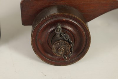 Lot 381 - AN 18TH/19TH CENTURY BRONZE STARTING CANNON