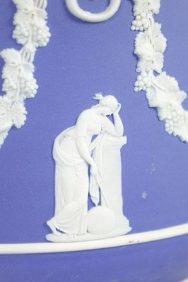 Lot 88 - A LARGE WEDGWOOD JASPERWARE  JARDINIERE