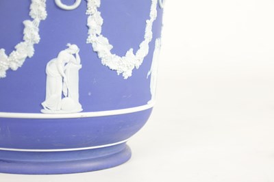 Lot 88 - A LARGE WEDGWOOD JASPERWARE  JARDINIERE