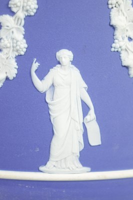 Lot 88 - A LARGE WEDGWOOD JASPERWARE  JARDINIERE