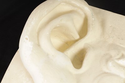 Lot 526 - AN OVER-SIZED PLASTERWORK SCULPTURE OF AN EAR