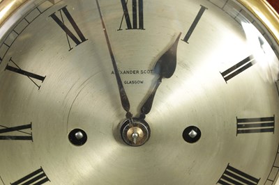 Lot 720 - AN EDWARDIAN DOUBLE FUSEE MAHOGANY BRACKET CLOCK