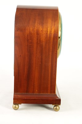 Lot 720 - AN EDWARDIAN DOUBLE FUSEE MAHOGANY BRACKET CLOCK