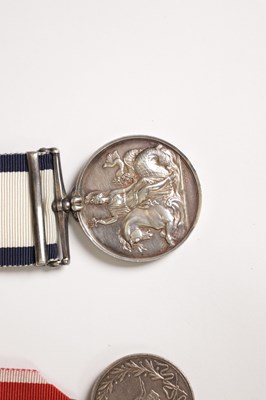 Lot 375 - A NAVAL GENERAL SERVICE MEDAL AND A ST. JEAN D’ACRE SILVER SYRIA MEDAL