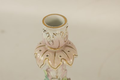 Lot 51 - TWO LATE 19TH-CENTURY DRESDEN-TYPE PORCELAIN FIGURINES