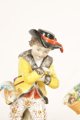 Lot 92 - A PAIR OF LATE 19TH CENTURY CONTINENTAL FIGURES OF YOUNG LADIES
