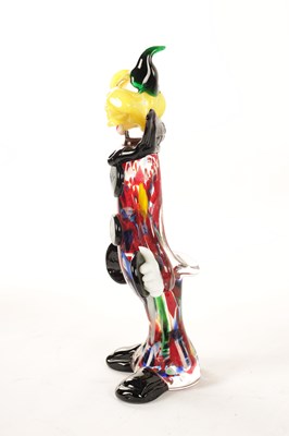 Lot 11 - A 20TH CENTURY MURANO VENETIAN GLASS CLOWN SCULPTURE