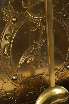 Lot 995 - JAMES GREEN, LONDON. A GEORGE III MAHOGANY DOUBLE FUSEE BRACKET CLOCK