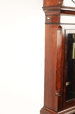 Lot 925 - JOHN PICKFORD, LIVERPOOL. A 19TH CENTURY FLAME MAHOGANY REGULATOR LONGCASE CLOCK