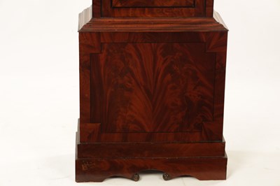 Lot 925 - JOHN PICKFORD, LIVERPOOL. A 19TH CENTURY FLAME MAHOGANY REGULATOR LONGCASE CLOCK