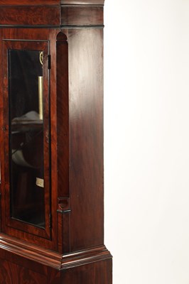 Lot 925 - JOHN PICKFORD, LIVERPOOL. A 19TH CENTURY FLAME MAHOGANY REGULATOR LONGCASE CLOCK
