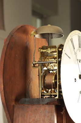 Lot 967 - JAMES RITCHIE & SON, EDINBURGH. A MID 19TH CENTURY PLUM PUDDING FIGURED MAHOGANY DOMESTIC REGULATOR LONGCASE CLOCK