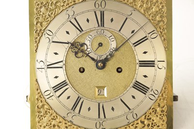 Lot 917 - HINDLEY, YORK. A GEORGE II EIGHT DAY LONGCASE CLOCK MOVEMENT