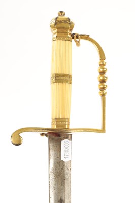 Lot 814 - AN EARLY 19TH CENTURY BRITISH FIVE-BALL SPADROON